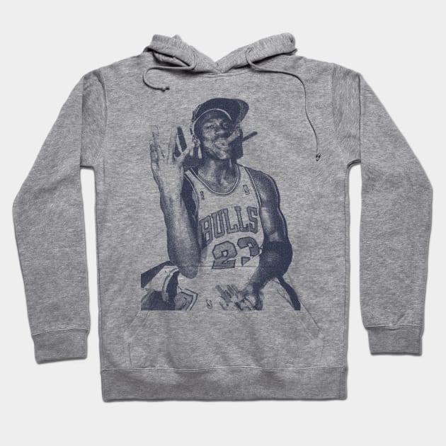 Michael Jordan Cigar Hoodie by BackOnTop Project